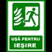 Placuta  usa pentru iesire la dreapta